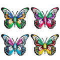Metal Butterfly Sculptures Butterfly Wall Art Decorations for Garden, Yard Decor. 