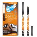 Linman New model 12pcs/set YANQINA Lasting 36H Liquid Eyeliner Pencil WaterSales promotion proof Black Easywear Eye Liner Pen Cosmetic wholesale makeup eyeliner. 