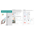 Single Door Wifi Remote Control Access Control Board Panel 12V Wiegand 26-44 Bits Input Tuya 1000 User. 