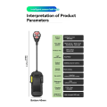 Rechargeable Clip on Light 2PCS Motion Sensor Waterproof Desk Lamp for Reading Light Camping Fishing. 