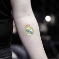 Manchester United Barcelona Real Madrid Soccer Club Temporary Tattoo Stickers. 