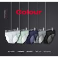 Men Ice Silk Seamless Briefs Summer Transparent Ultra-Thin Unique Mold Breathable Quick-Drying Comfortable B324. 