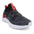 Peak Black Melange Grey Cushion Running Shoes for Men E92577H. 