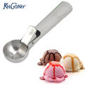 Ice Cream Scoop with Trigger  Stainless Steel, Heavy Duty Metal Ice cream Scoop Spoon Dishwasher Safe, Perfect for Frozen Yogurt, Gelatos, Sundaes 7". 