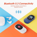 32GB Clip MP3 Player Portable Music Player Bluetooth MP3 Mp4 Player with FM Radio Recording Pedometer for Kids White. 