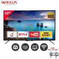 Wega 32" Smart LED TV Double Glass With 8 GB ROM And Android Version 9.0. 