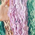 Reusable DIY Tinsel 1x2m Glitter Shimmer Backdrop Wavy Foil Fringe Curtain Party. 
