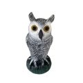 New Pest Control Owl Bird Deterrent Realistic Sunscreen Owl Ornaments Waterproof Garden Decoration Owl Decoy Outdoor. 