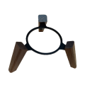Wurrpopy-4X for Mini Bracket Audio Bracket Accessories Wood Base Multifunctional Desktop Anti-Slip Bracket. 