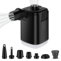 JAERBEE Portable Mini Air Pump for Inflatables:Build in 4000MAh Battery Rechargeable, 2 Inflation Mode Stronger/Normal. 