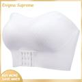 Enigma- Prevent Exposure Bra Wireless Push Up Bandeau Bra Anti-slip Front Closure Solid Color Perfect Underwear for Women Lady Invisible Bra. 