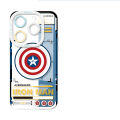 FELMYST for Itel S23 Back Cover Marvel Iron Soft Crystal Transparent Phone Case. 