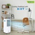 Symphony Diet 12T Personal Tower Air Cooler for Home with Honeycomb Pad, Powerful Blower, i-Pure Technology and Low Power Consumption (12L, White). 