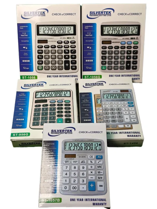 calculator operations menu | pdf | arithmetic |... Calculator-ST-1456 | Silvertek Brand with 1 Year Warranty | Solar Power ...
