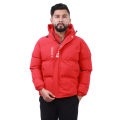 Red Trapstar Winter Heavy Down Jacket For Men. 