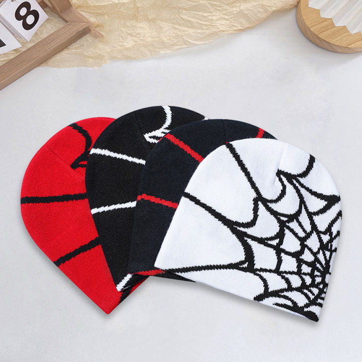 Mosbeha%20Dome%20Brimless%20Hat%20Spider%20Web%20Knitted%20Winter%20Hat%20Unisex%20Dome%20Cap%20for%20Cold%20Weather%20Cosplay%20Party%20Elastic%20Brimless%20Design%20with%20for%20Club%20-%20Image%205