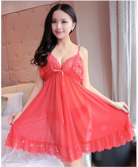 Nightwear%20Babydoll%20Honeymoon%20Backless%20Lingerie%20Set%20for%20Women%20-%20Image%203