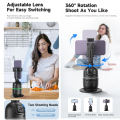 AI Smart Gimbal Auto Face Tracking Gimbal 1200mah 360° Rotation. 