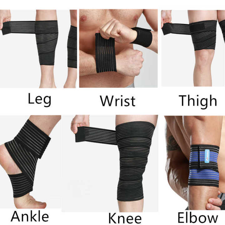 Elastic Wrist Bandage Knee Leg To Thigh