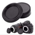 Front Body Cap Rear Lens Cap For Nikon  D3100 D3200 D3300 D3400 D3500. 