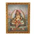 Kuber God Colorful Antique Handmade Releif Painting 20*26 Inches. 