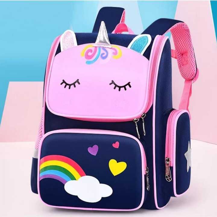 School Bag Girls Bag Unicorn School Bag for UpTo Class 1 to 6