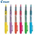 Pilot V Light Highlighter Pen Liquid Ink (6 Colours Set). 