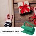 Modeow Gift Wrap Paper Roller Cutter Easy Slide Wrapping Paper Cutter Tool for Kraft Cellophane Rolls Convenient Packaging for Paper. 