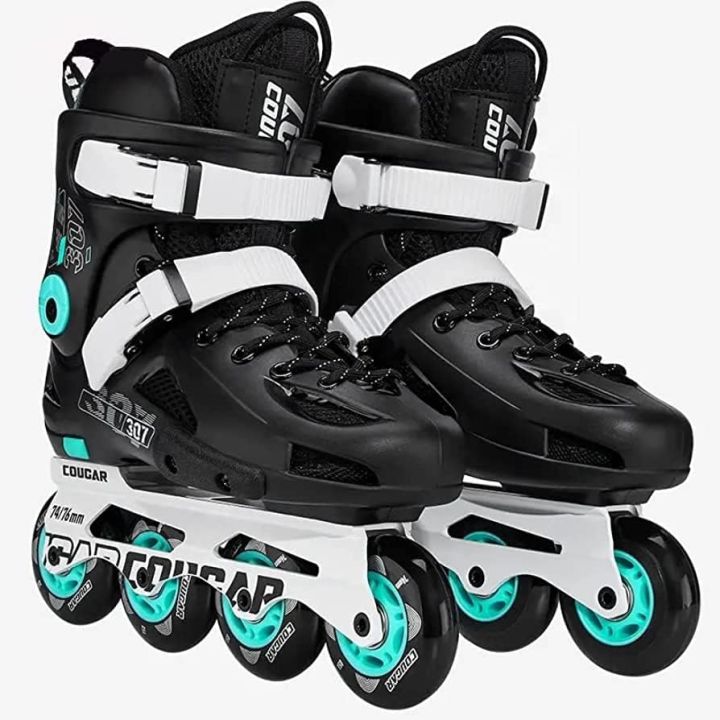 Roller%20Skate%20Shoe%20Cougar%20Model%20307%20For%20Adult%20Adjustable%20Roller%20Skates%20with%204%20Illuminating%20Pu%20Wheels,%20Outdoors%20and%20Indoors%20Roller%20Blades%20for%20Boys%20Girls%20-%20Image%203