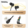 Wenefang Sutuiying TypeC 3.5mm wired earphones in ear earphones with microphone Fifty 2025 New percent discount sleep HiFi stereo earphones sports phone online control. 