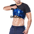 Difutagui Men Sauna Sweat Vest Heat Trapping Compression Waist Trainer Shirts Profesional Gym Sauna Suit Workout Slimming Body Shaper for Weight Loss. 
