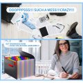 fasdaga 2X Accordian File Organizer,Expandable File Folder,Portable Folder Letter Size,for Paper Documents A4 Letter Size. 