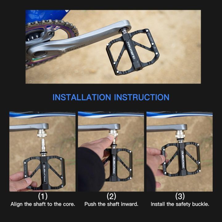 PROMEND%20Bike%20Pedals%20Aluminum%20Alloy%20Bicycle%20Pedals%20Lightweight%20Non%20-%20Image%205