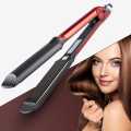 Professional Flat Iron Electric Hair Straightening Comb Hair Curler Ironing Fast Warm-up Thermal With Ceramic Heating Plate Curl. 