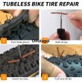 Difutagui 1Set Portable Mini Tire Repair Tool Kit Universal Motorcycle Bicycle 2025 Tubeless Tire Urgent Repair Rubber Stripes Sets Accessories. 
