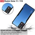 For Redmi Note 11/11s 4G Back Case - Clear PC Back Hybrid Transparent Phone Cover. 