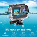 Orginal Waterproof Case for GoPro Hero 5 6 7 Black Protective Housing Cover Clear. 