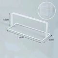 Modern Grid Display Rack with Base Grid Frame Desktop Stand Metal Jewelry Booth Rack Art Photo Display. 