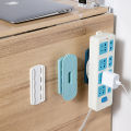 Self-Adhesive Punch-Free Base Holders, Self-Adhesive Socket Holder, Fixer, Wall Mount, Socket Strip Holder, Socket Holder for WiFi Router, Socket. 