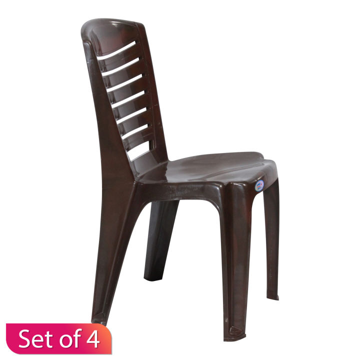 Bagmati Plastic Super Heavy Armless Chair (Ch-1101) Set Of