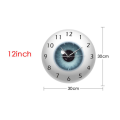 FORIDE 2X the Eye Eyeball with Beauty Contact Pupil Core Sight View Ophthalmology Mute Wall Clock Optical Store Wall Watch. 