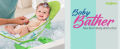 Foldable Baby Bather and Recliner (0-28kgs) with Adjustable 3 Reclining Positions. 