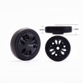 6X Luggage Accessories Wheels Aircraft Suitcase Pulley Rollers Mute Wheel Wear-Resistant Parts Repair 55X12Mm. 