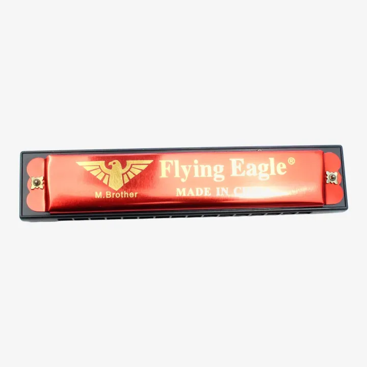 Red%20Color%20Flying%20Eagle%2016%20Hole%20Harmonica%20C%20Key%20-%20Image%203