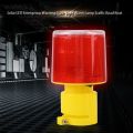 Professional Flash Super bright Signal Lamp Caution Light LED Solar Warning Light. 