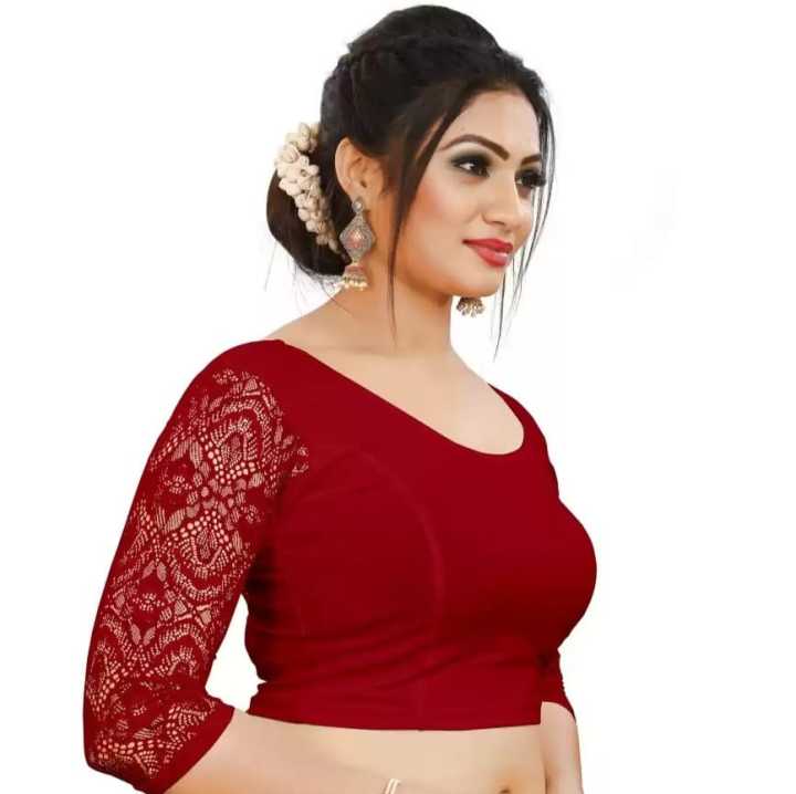 Readymade%20Stretchable%20Blouse%2028%20to%2048%20Size%20Cotton%20Lycra%20for%20Women%20-%20Image%204