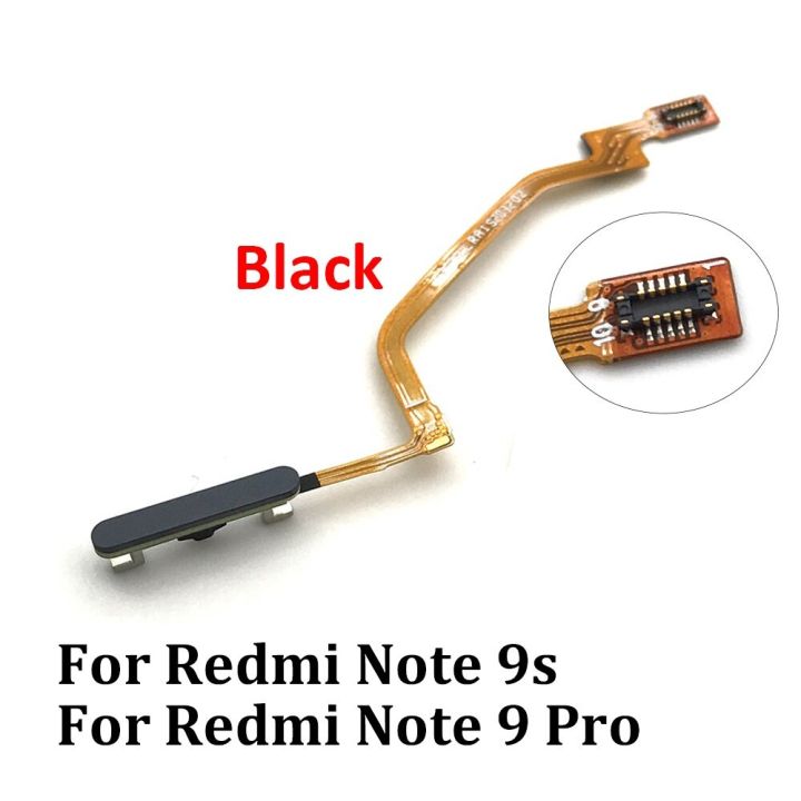 Novaphopat Fingerprint Scanner For Xiaomi Redmi Note 9 Pro 9s Poco X3 NFC Pro M3 Home Button Finger print Menu Return Key Sensor Flex Cable