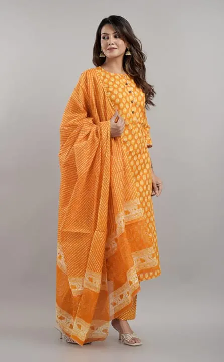 Fabdale%20Women%E2%80%99s%20Pure%20Cotton%20Printed%20Kurta%20Pant%20with%20Dupatta%20Set%20%7C%20Green%20Floral%20Ethnic%20Wear%20(DVST-017)%20-%20Image%203