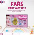 Fars International Baby Gift Box Complete Care, Wrapped with Loved Fars Baby Gift Box 4 PCs Set Perfect Baby Gift for Newborns Complete Baby Care Kit Luxury Baby Gift Set. 