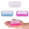 4pcs Durable Double-Sided Nail Cleaning Brush Plastic Soft and Stiff Bristles Cleaning Scrubbing Brush Multifunctional Nail Art Dust Brush Cleaning Fingernails. 